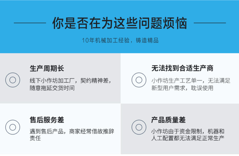选择机加工供应商厂家的烦恼